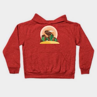 Sun in the desert ! Kids Hoodie